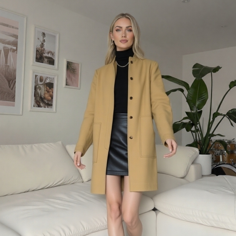 Tory Burch Mustard Trench Coat